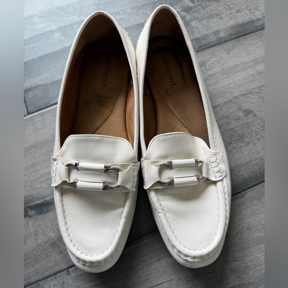 White MT women’s Loafers shoes